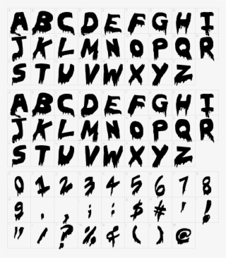 Font Characters