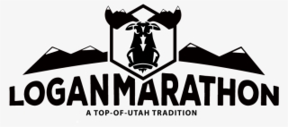 Logan Marathon Logo Horiz Blck