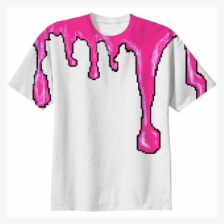 Dripping Pink T Shirt $38