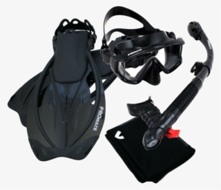 Promate Scuba Dive Panoramic Purge Mask Dry Snorkel