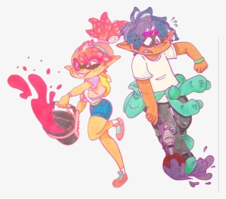 Inkling Popi And Brandon Sticker