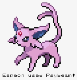 Transparent Espeon 8 Bit