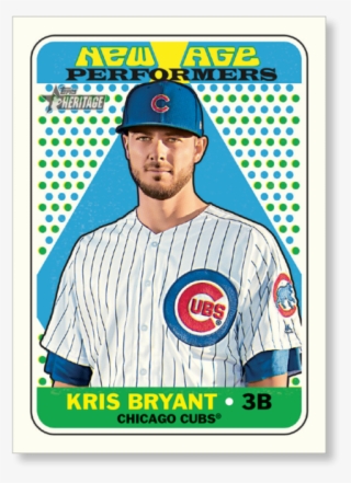Kris Bryant 2018 Topps Heritage Baseball New Age Performers
