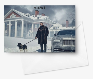 Cartão Poster Views De Drake Drizzy Brasilna