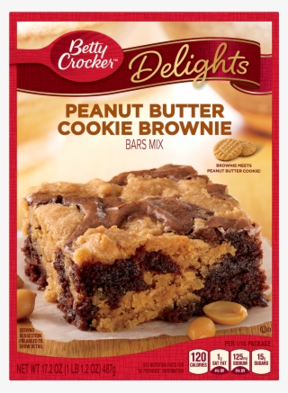 Betty Crocker Delights Peanut Butter Cookie Brownie
