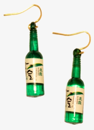 Soju Bottle Earrings