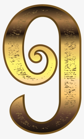 Gold Numbers Png