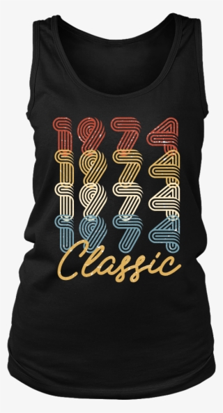 Women's 44th Birthday Gift Vintage 1974 Retro Classic