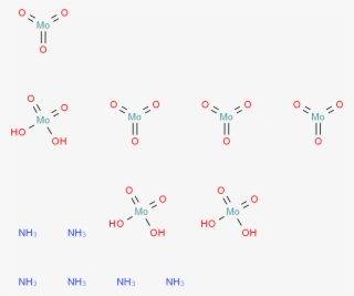 Molybdic Acid Ammonium Salt Molecular Structure Cas