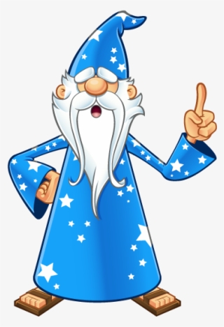 Blue Old Wizard