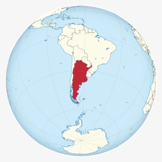 File Argentina On The Globe Argentina Centered Svg
