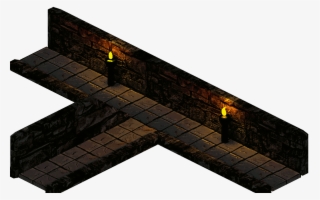 25746 Plex Dungeon Torchlit Hall T Intersection Top