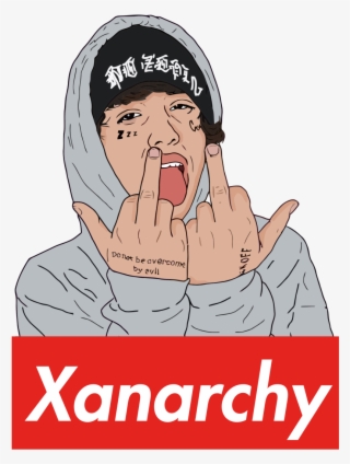 Lil Xan Xanarchy Men Shirt Nohype Artist Shop Png Lil