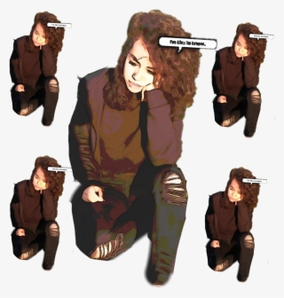 Me Emoji Queen Myedit Vintage Grunge Depressed Stressed