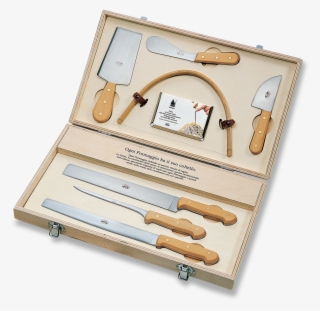 Italiani 7pc Cheese Knife Set Boxwood-0