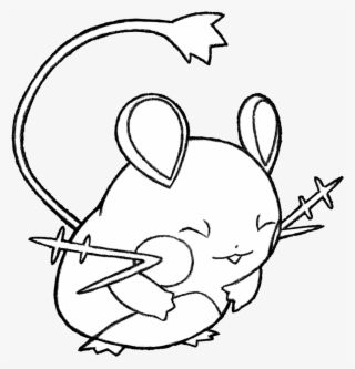 Dedenne Pokemon Drawing