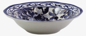 1 Cereal Bowl - Gien Pivoines Bleues Salad/cereal Bowl