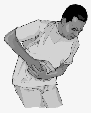 Pain In Stomach Png Transparent Picture - Man Stomach Pain Png