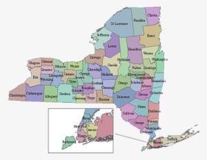 County Governments - Map Of New York