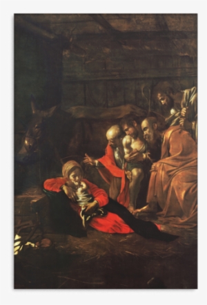 Adoration Of The Shepherds - Caravaggio Adoration Of The Shepherds