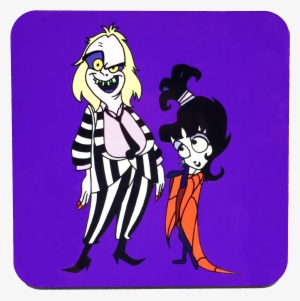 Beetlejuice Cartoon Drink Coaster