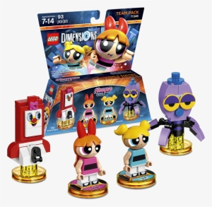 Teen Titans Go , The Powerpuff Girls And Beetlejuice - Lego Dimensions Powerpuff Girls