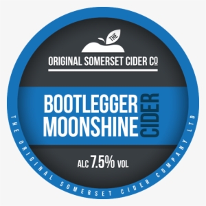 Moonshine Label 600x600px - Original Somerset Cider Company Bootlegger Moonshine