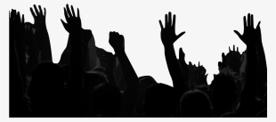 Cheering Crowd Silhouette At Getdrawings - Silhouette