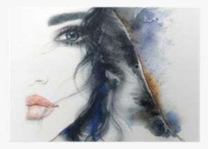 Abstract Woman Face - Sen Benim Kaderimsin Müptela Yayınları