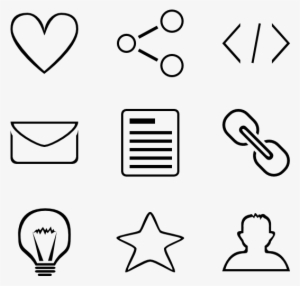 Minimal Outline Icons - Icon Minimal Png