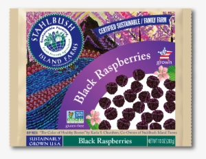 Black Raspberries Or Black Caps Are A Celebrated Rarity - Stahlbush Island Farms Red Grapes - 10 Oz