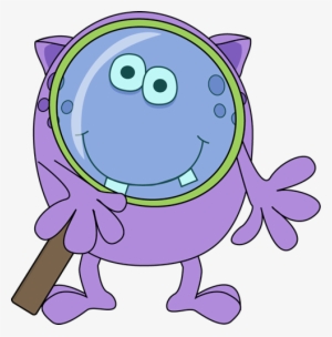 Free Clipart Magnifying Glass - Monster Body Parts Worksheet
