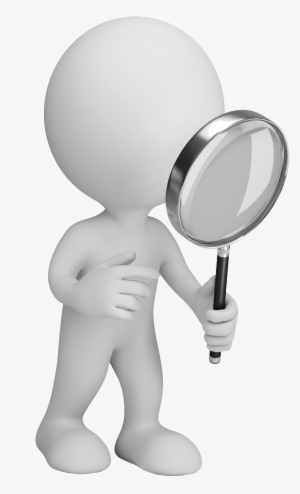 Image Stock Magnifying Clipart Man - Magnifying Glass