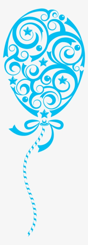 Belated Birthday Clipart - Happy Birthday Balloons Silhouettes