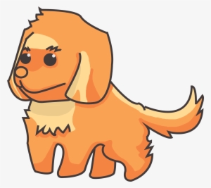 Chibi Golden Retriever - Golden Retriever Cartoon
