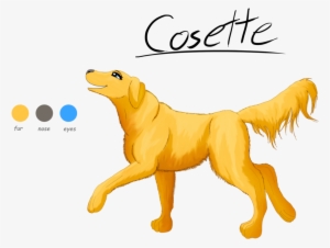 Drawn Golden Retriever Anime - Golden Retriever