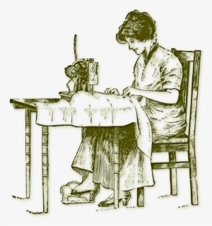 This Free Icons Png Design Of Sewing Woman Vintage