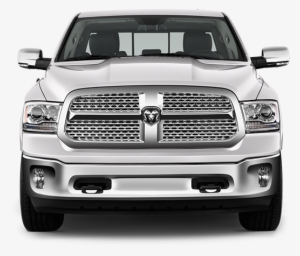 2016 Ram 1500 Laramie Exterior Front View Silver - White 2017 Dodge Ram Chrome Grill
