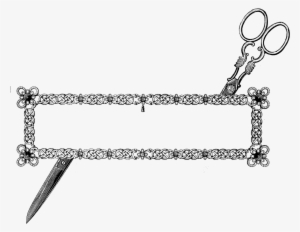 Sewing Scissors Decorative Frame Downloads - Design