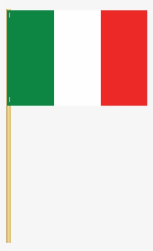 Italy Cotton Stick - Italian Flag On A Stick