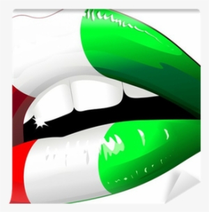Labbra Sensuali Bandiera Italia Italy Flag Sensual - Flag Of Italy
