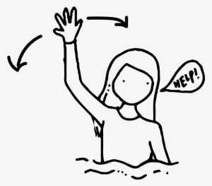 Clip Art Black And White Library Ankle Drawing Beginner - Surfing