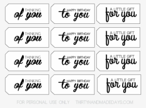 Christmas Gift Tags Black And White - Marcus Vipsanius Agrippa