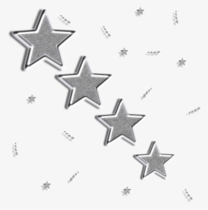 Silver Stars Clipart - Серебряные Звезды