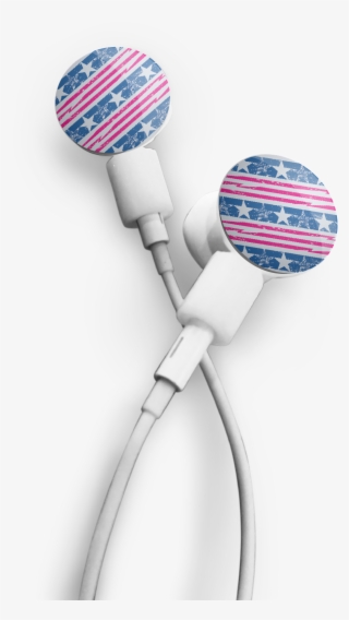 Earbuds Stars And Stripes Dekaslides - Apple Earbuds