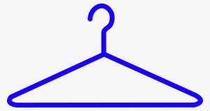Jpg Library Library Blue Coat Hanger Clipart - Hanger Clipart