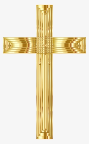 Christian Cross Png - Gold Cross No Background
