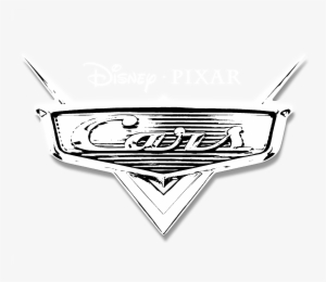 Disney And Pixar Cars Logo Black And White - Cars Disney Logo Black And White