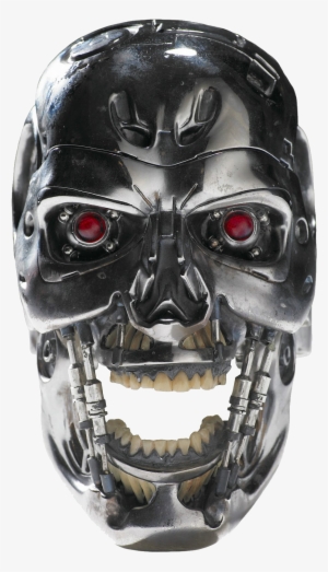 Terminator Clipart Picsart - Picsart Terminator Face Png - 343x891 PNG