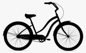 Trek Matte Black Beach Cruiser